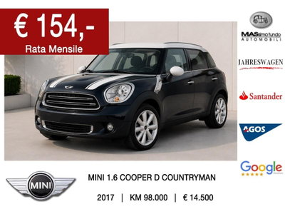 MINI Mini Countryman 1.6 Cooper D Countryman usata