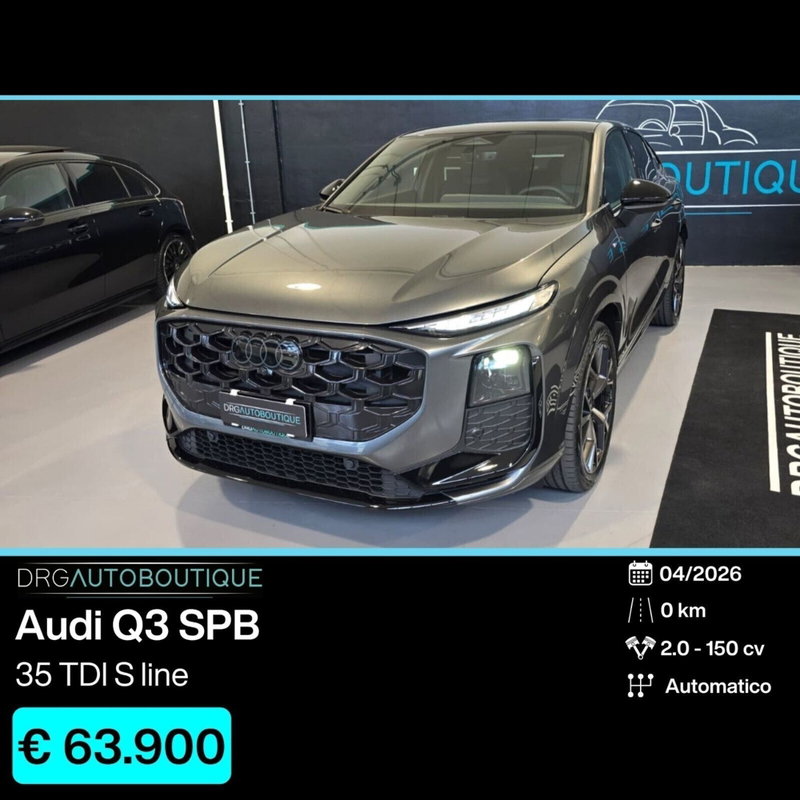 Audi Q3 Sportback 35 TDI quattro S tronic S line edition