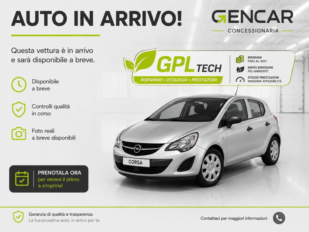 Opel Corsa 1.2 85CV 5 porte GPL-TECH Elective