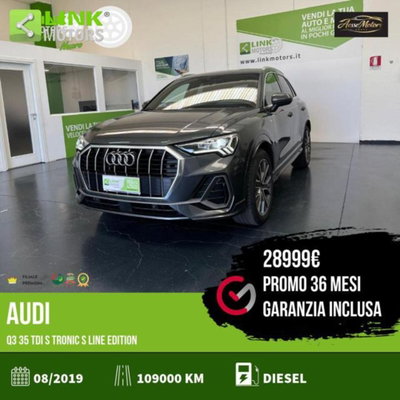 Audi Q3 Sportback 35 TDI quattro S tronic S line edition usata