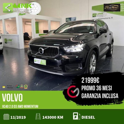 Volvo XC40 D3 AWD Momentum usata