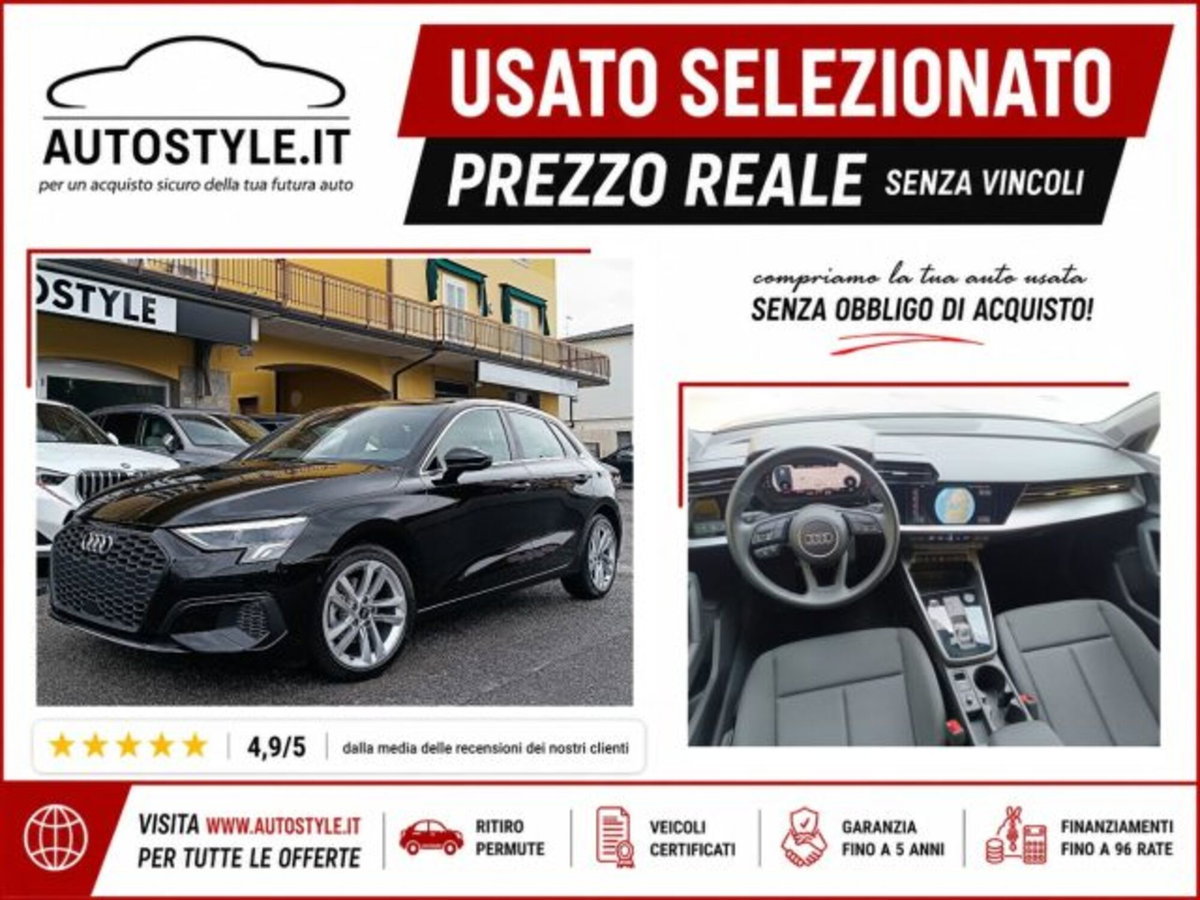 Audi A3 Sportback 1.5 tfsi mhev S line edition 150cv s-tronic