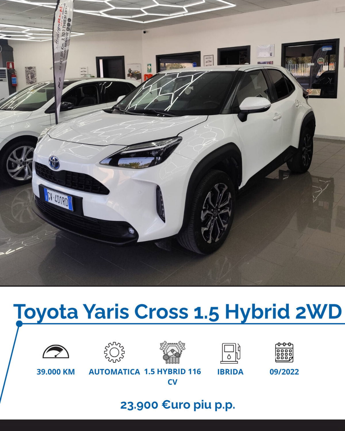 Toyota Yaris Cross 1.5 Hybrid 5p. E-CVT Lounge
