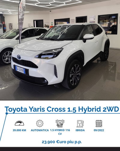 Toyota Yaris Cross 1.5 Hybrid 5p. E-CVT Lounge usata