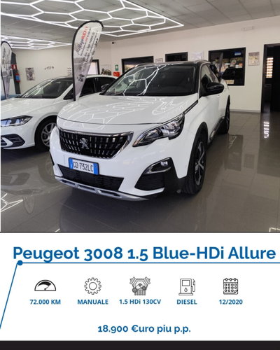 Peugeot 3008 BlueHDi 130 S&S Allure usata