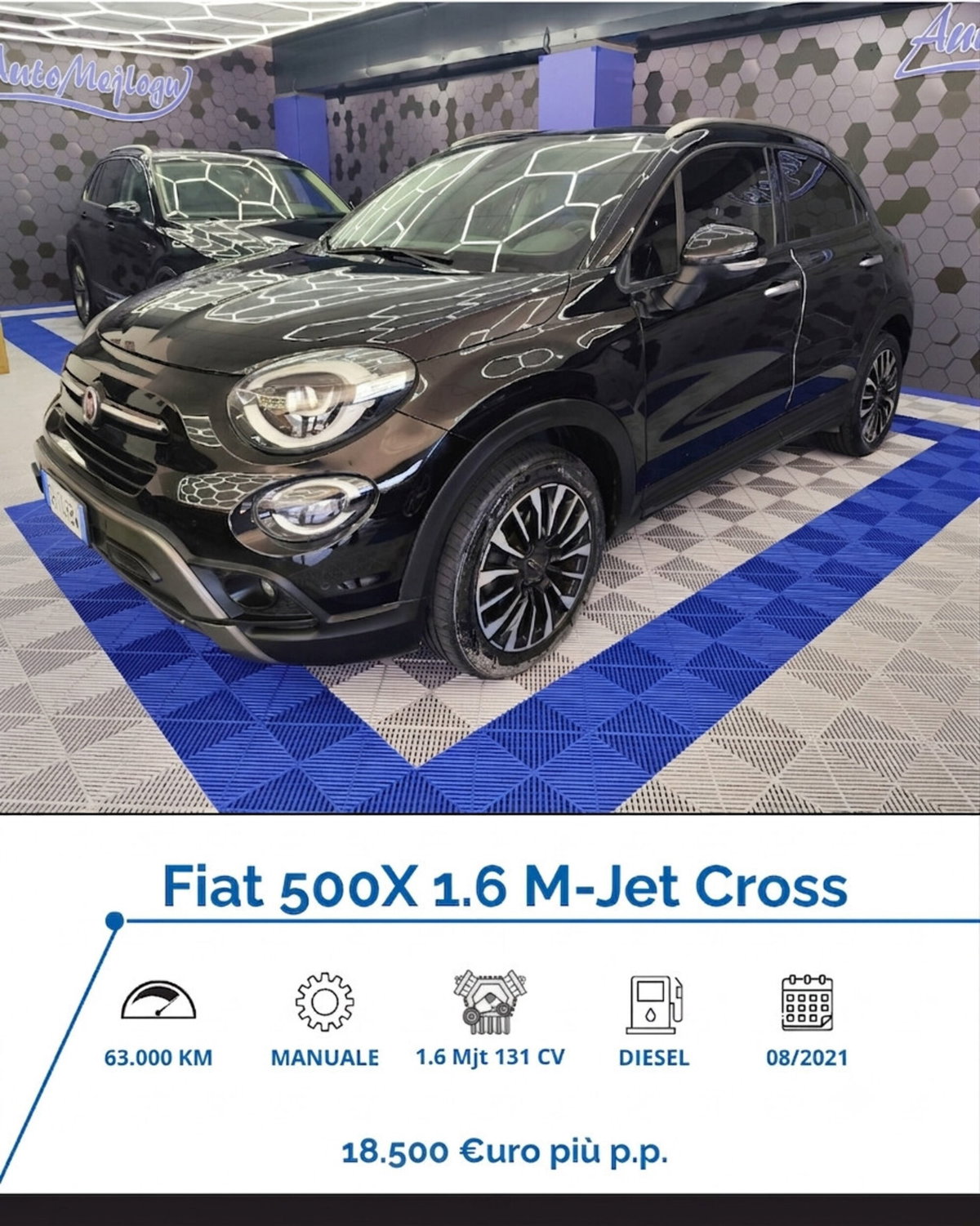 Fiat 500X 1.6 MultiJet 130 CV Cross Dolcevita