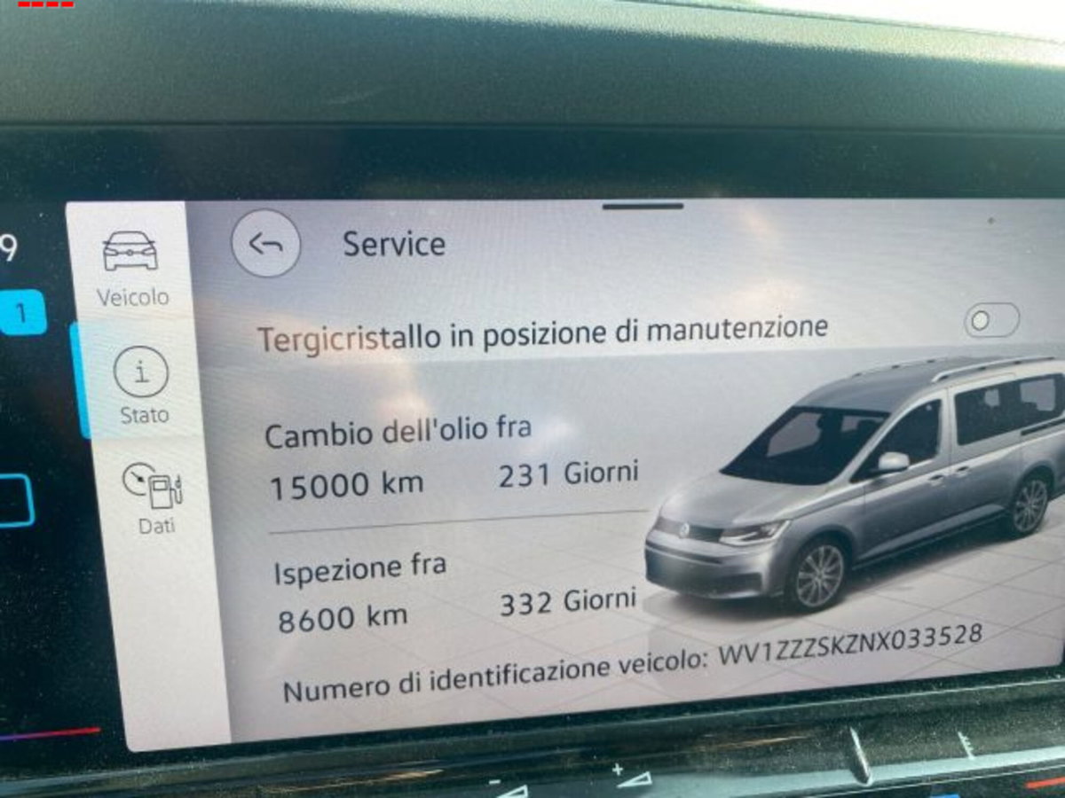 Volkswagen Veicoli Commerciali Caddy 2.0 TDI 122 CV 4MOTION Kombi Business Maxi (11)