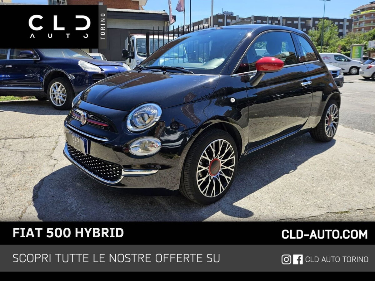 Fiat 500 1.0 Hybrid Red