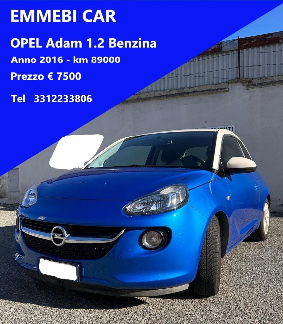 Opel Adam 1.2 70 CV