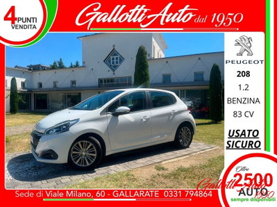 Peugeot 208 82 Stop&Start 5 porte Active usata