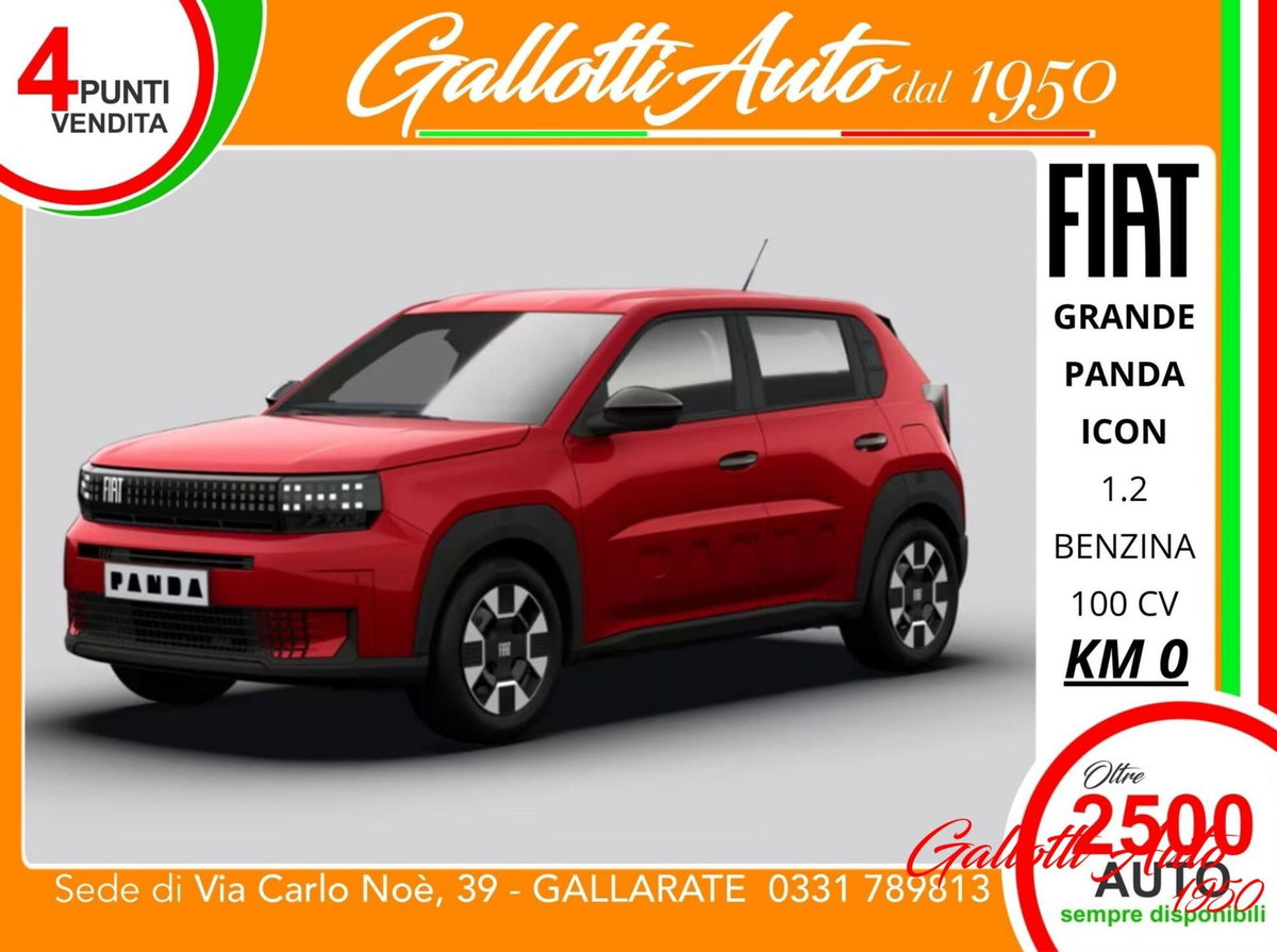 Fiat Grande Panda 1.2 Icon 100cv