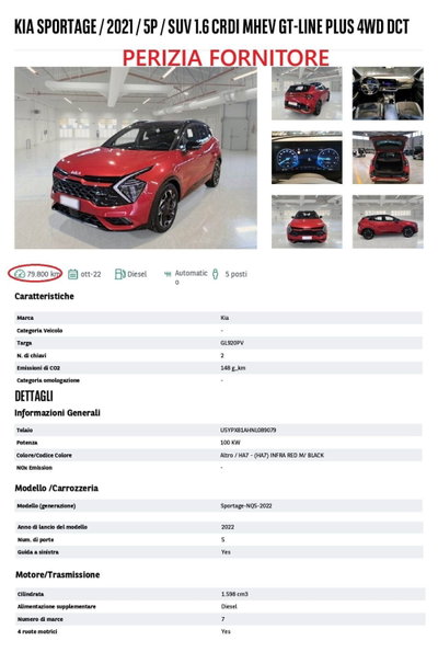 Kia Sportage 1.6 crdi mhev GT-line Plus dct (14)