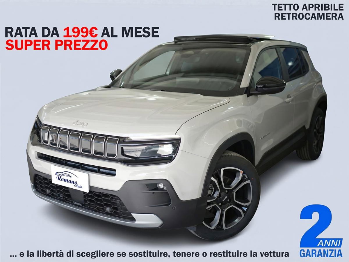 Jeep Avenger 1.2 turbo e-hybrid mhev Summit fwd 110cv edct6