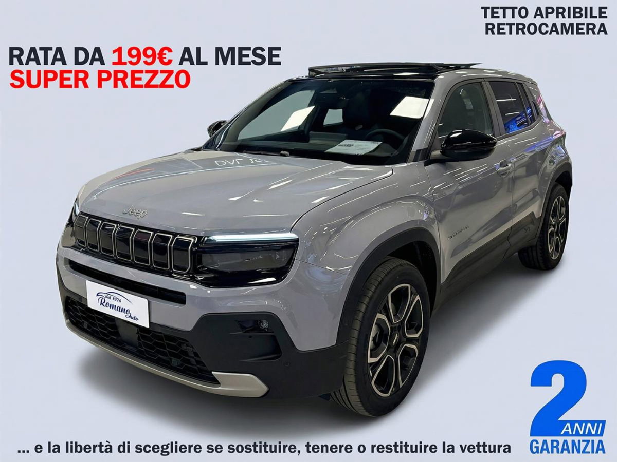 Jeep Avenger 1.2 turbo e-hybrid mhev Summit fwd 110cv edct6