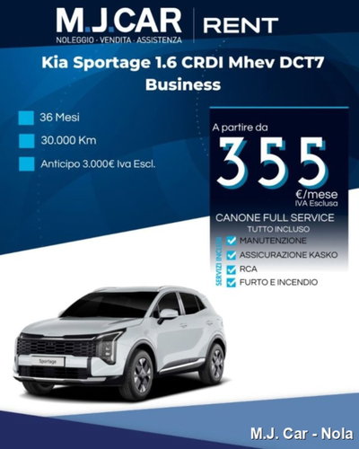 Kia Sportage 1.6 crdi mhev Business dct nuova