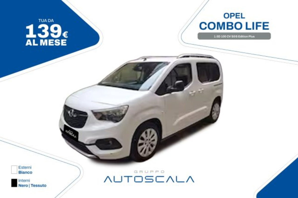 Opel Combo Life 1.5D 100 CV S&S Edition Plus N1