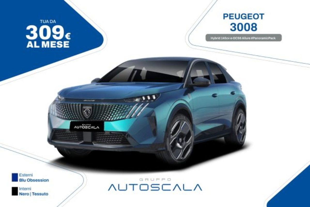 Peugeot 3008 1.2 hybrid Allure Business 145cv e-dcs6