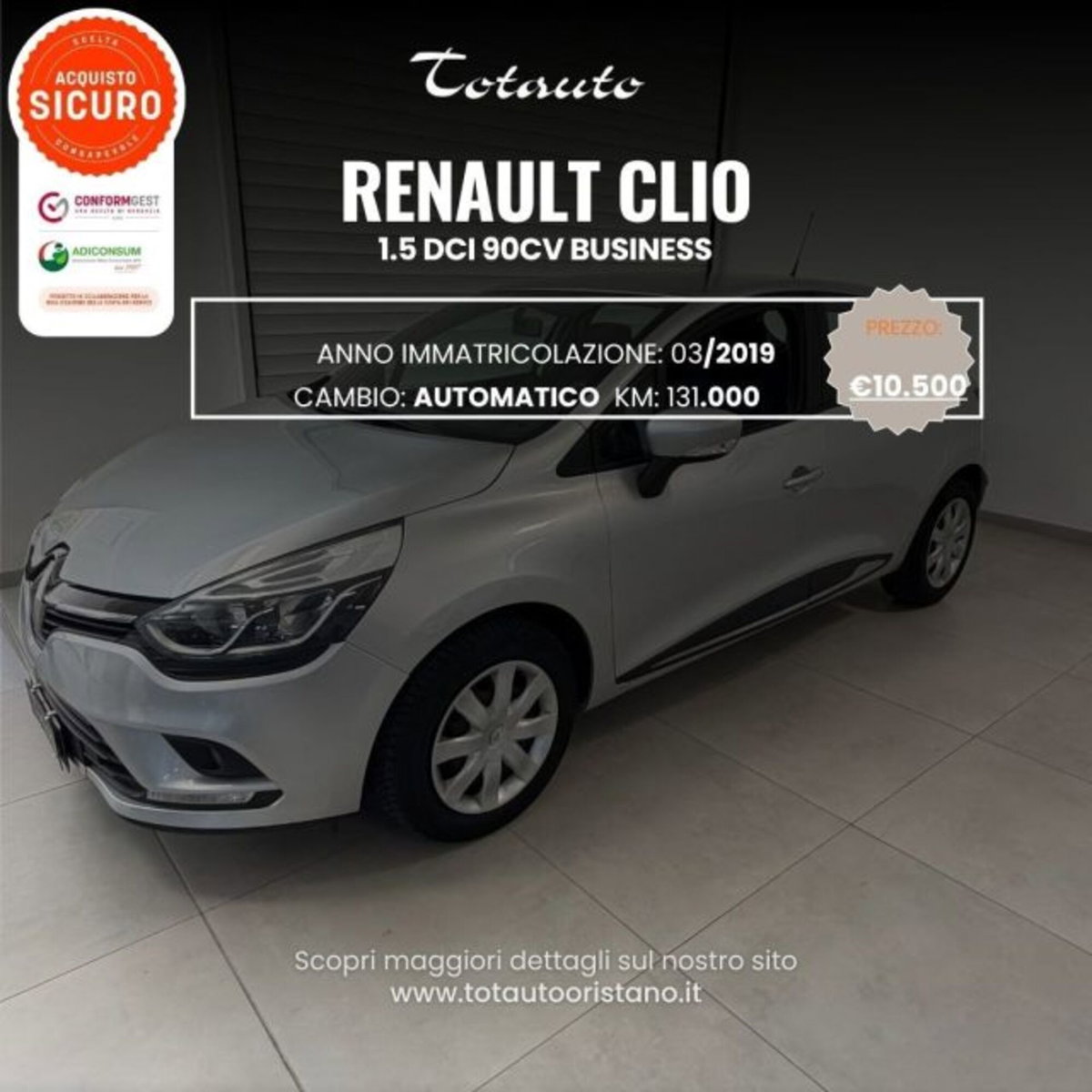 Renault Clio dCi 8V 90 CV 5 porte Business