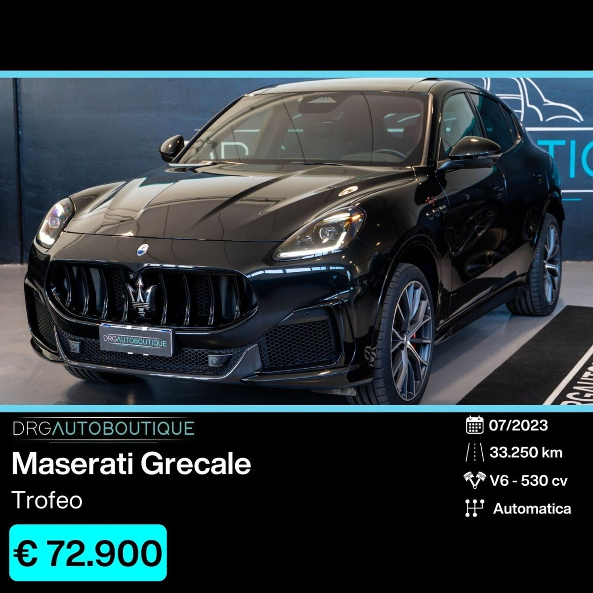 Maserati Grecale 3.0 V6 Trofeo 530cv auto
