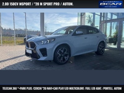 BMW X2 sdrive 18d MSport Pro auto usata