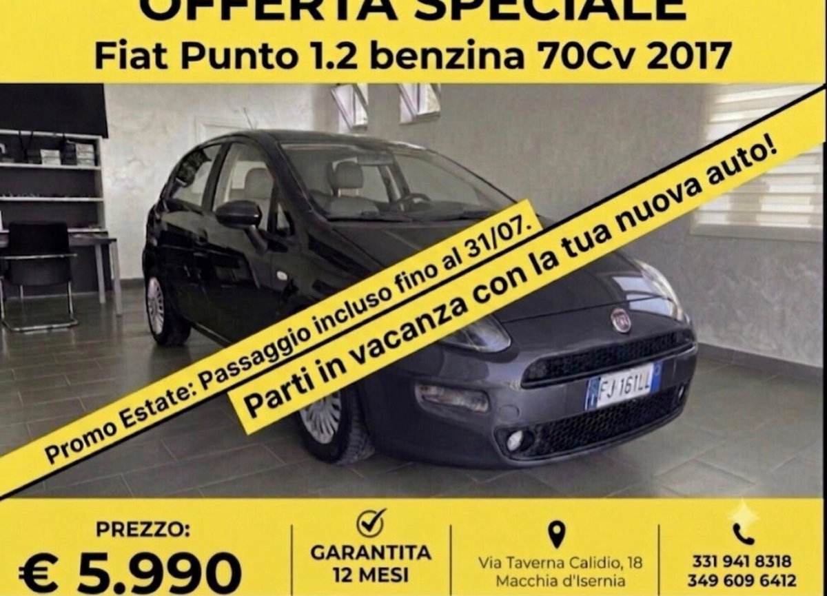 Fiat Punto 1.2 8V 3 porte Lounge