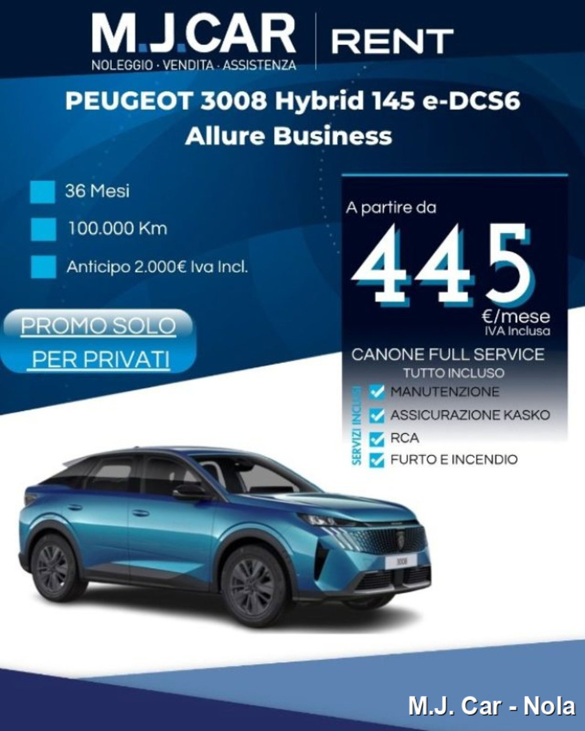 Peugeot 3008 1.2 hybrid Allure Business 145cv e-dcs6