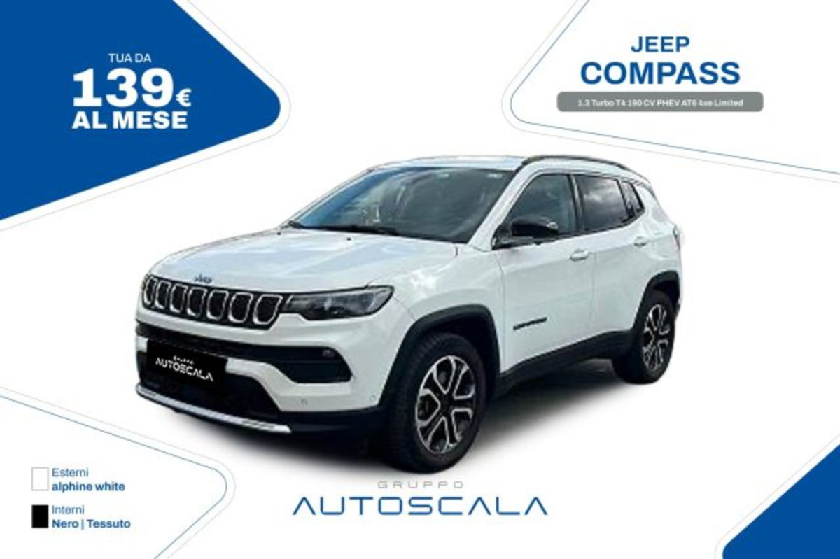 Jeep Compass 1.3 T4 190CV PHEV AT6 4xe Limited