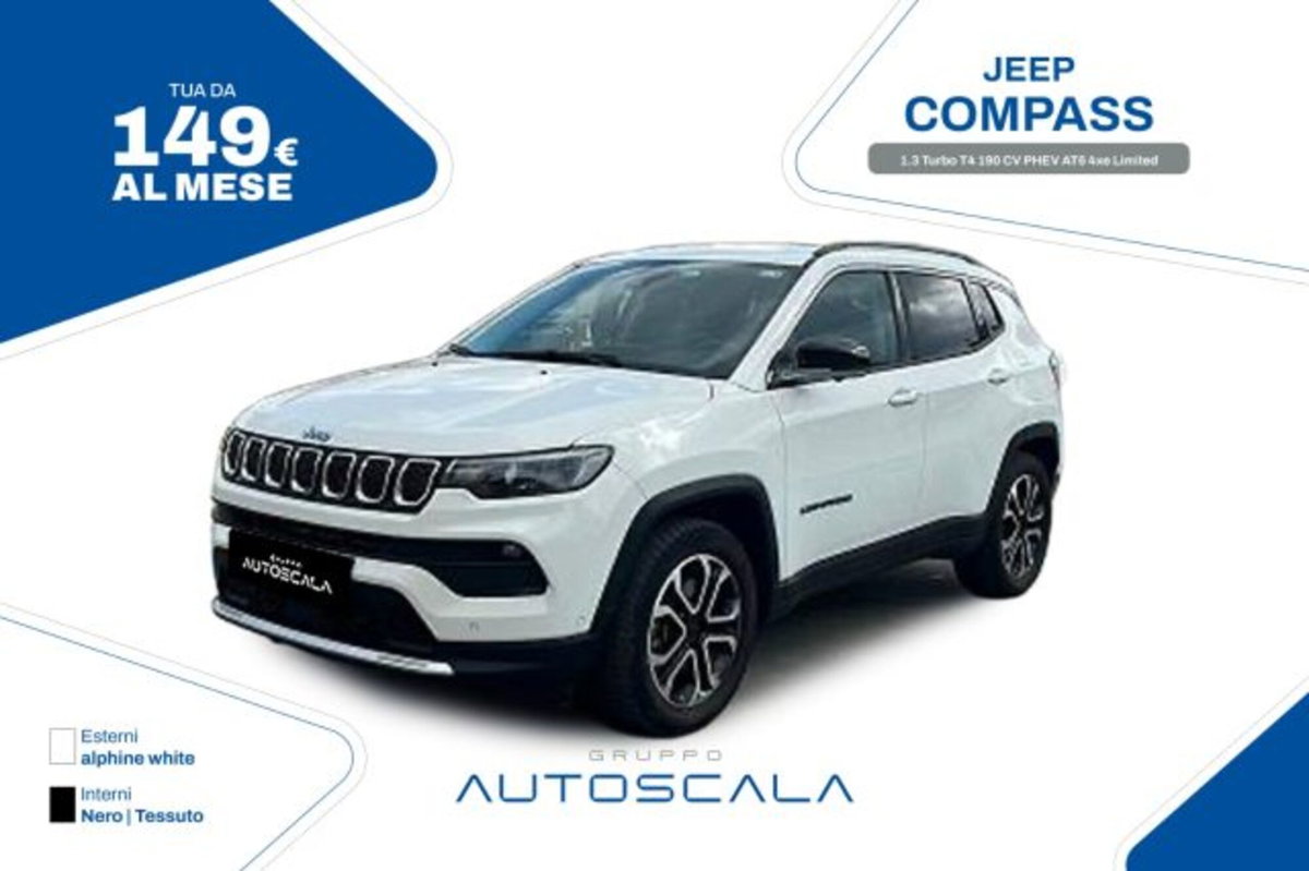 Jeep Compass 1.3 T4 190CV PHEV AT6 4xe Limited