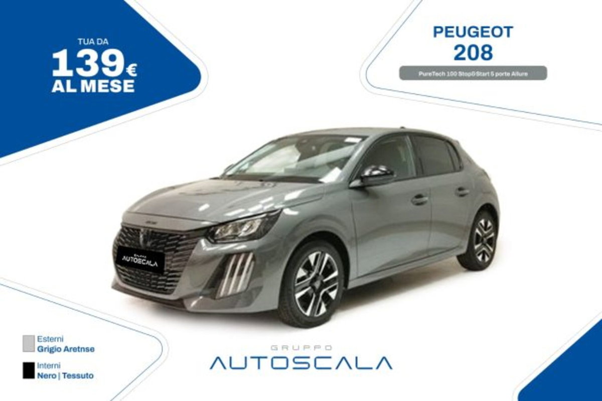 Peugeot 208 PureTech 100 Stop&Start 5 porte Allure