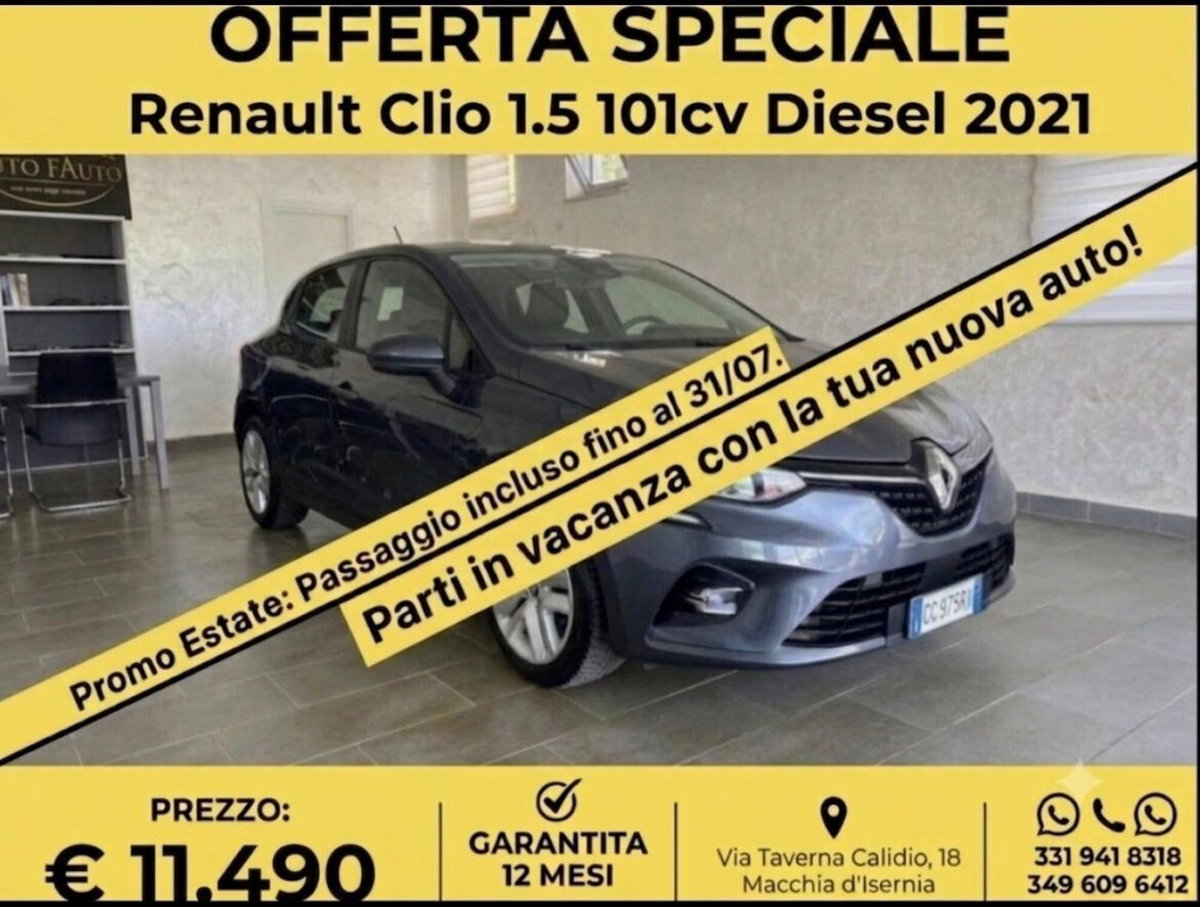 Renault Clio Blue dCi 100 CV 5 porte Business