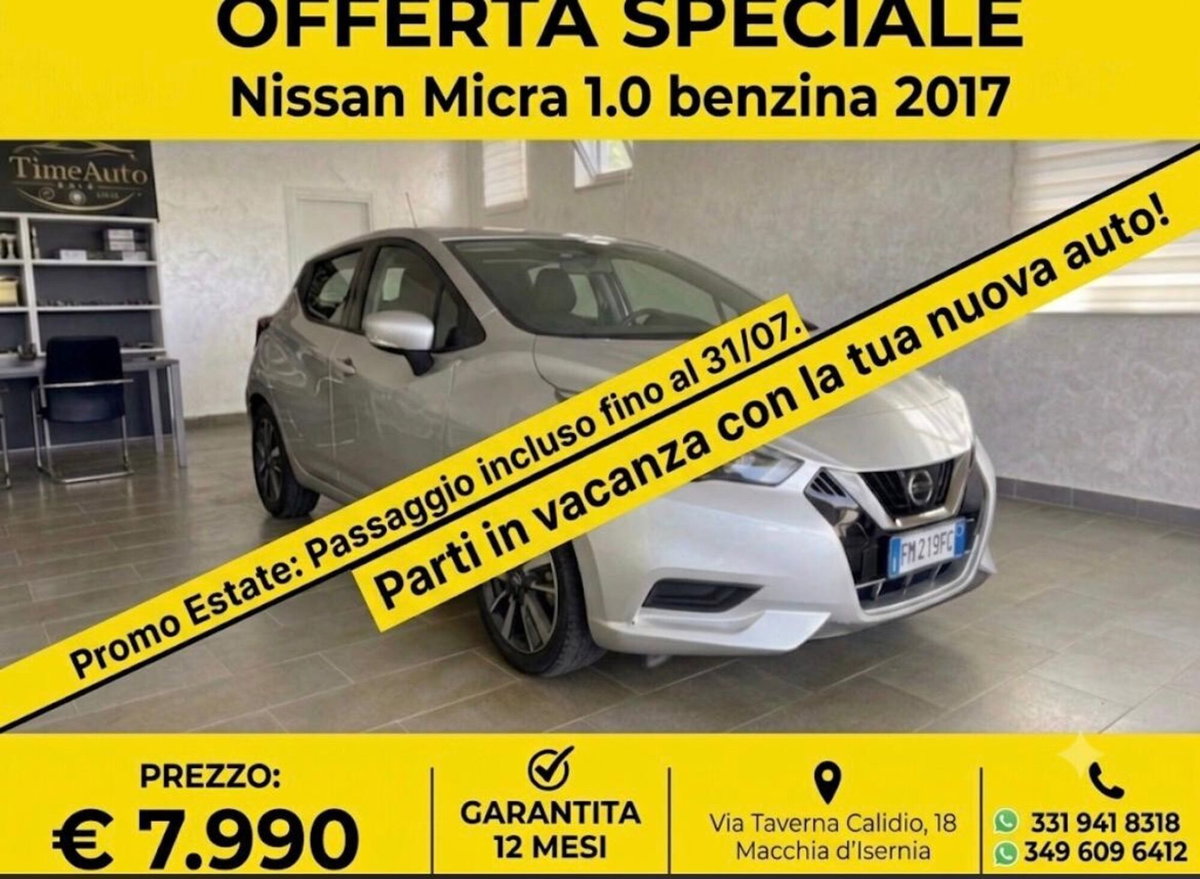 Nissan Micra 1.0 IG 12V 5 porte Acenta