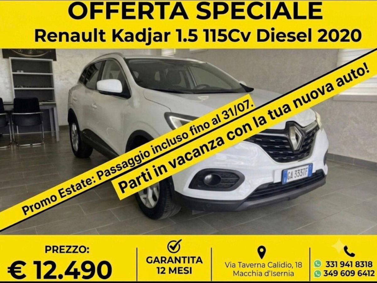 Renault Kadjar dCi 8V 115CV Business
