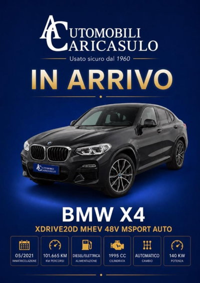 BMW X4 xDrive20d 48V Msport usata