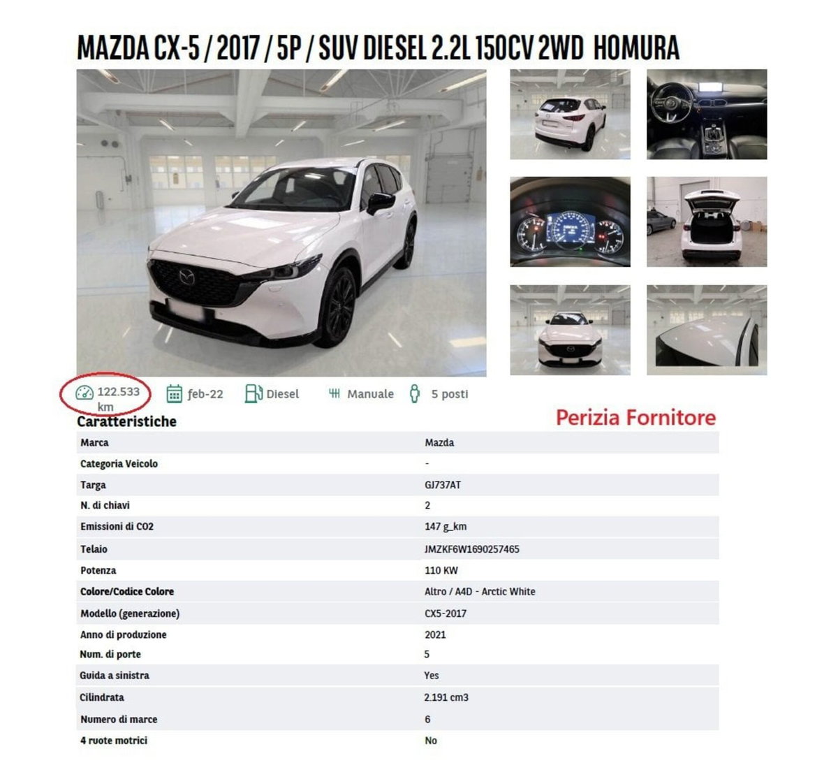 Mazda CX-5 2.2L Skyactiv-D 150 CV 2WD Homura (14)