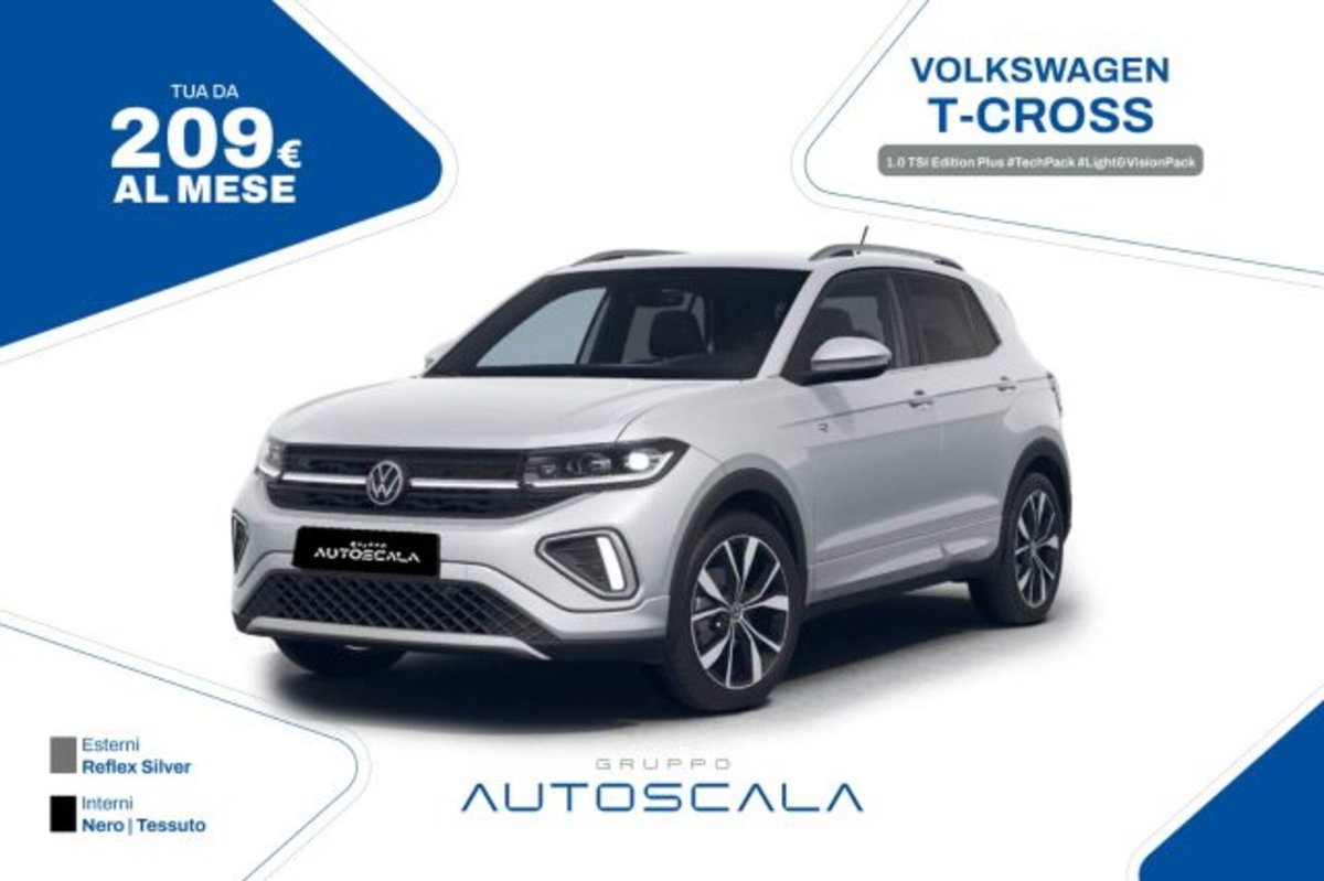 Volkswagen T-Cross 1.0 tsi Edition 95cv