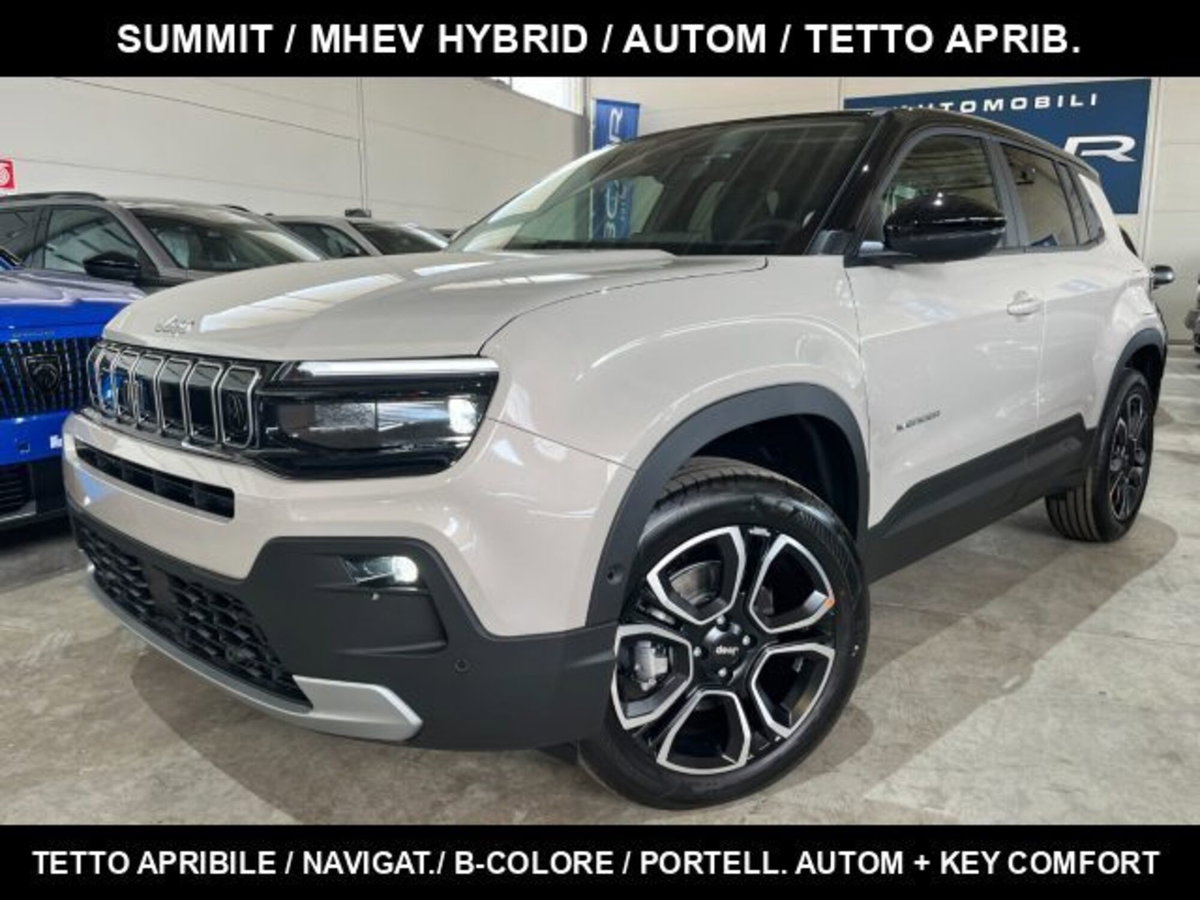 Jeep Avenger 1.2 turbo e-hybrid mhev Summit fwd 110cv edct6
