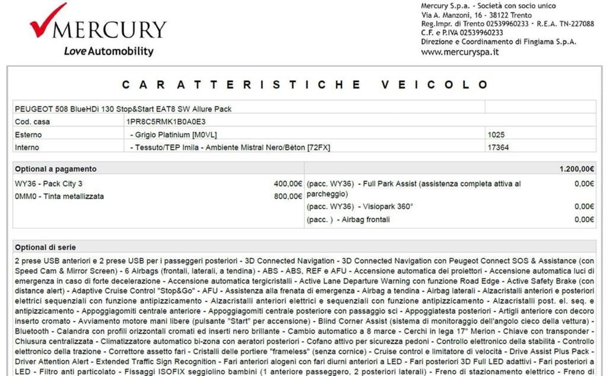 Peugeot 508 SW BlueHDi 130 Stop&Start EAT8 Allure Pack (8)