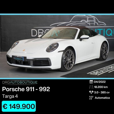 Porsche 911 Cabrio Targa 3.0 4 auto