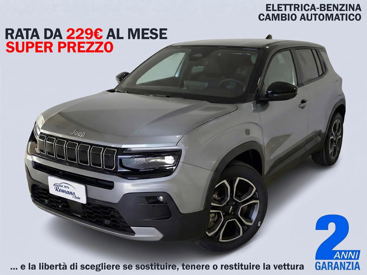 Jeep Avenger 1.2 turbo e-hybrid mhev Summit fwd 110cv edct6