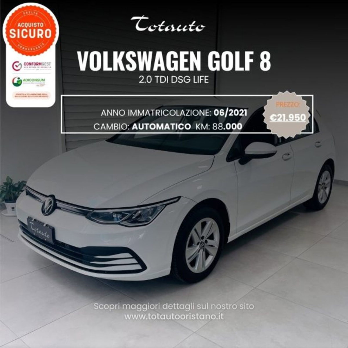 Volkswagen Golf Variant 2.0 TDI SCR DSG Life