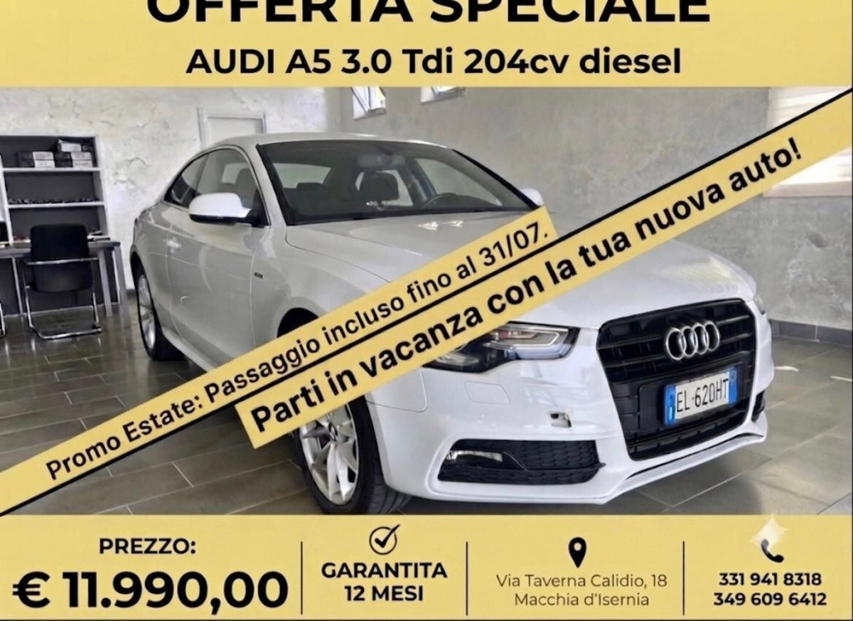 Audi A5 Sportback 3.0 V6 TDI 204CV multitronic