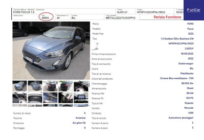 Ford Focus Station Wagon 1.5 EcoBlue 120 CV automatico SW Active Co-Pilot (14)