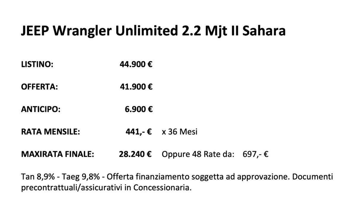 Jeep Wrangler Unlimited 2.2 Mjt II Sahara (19)