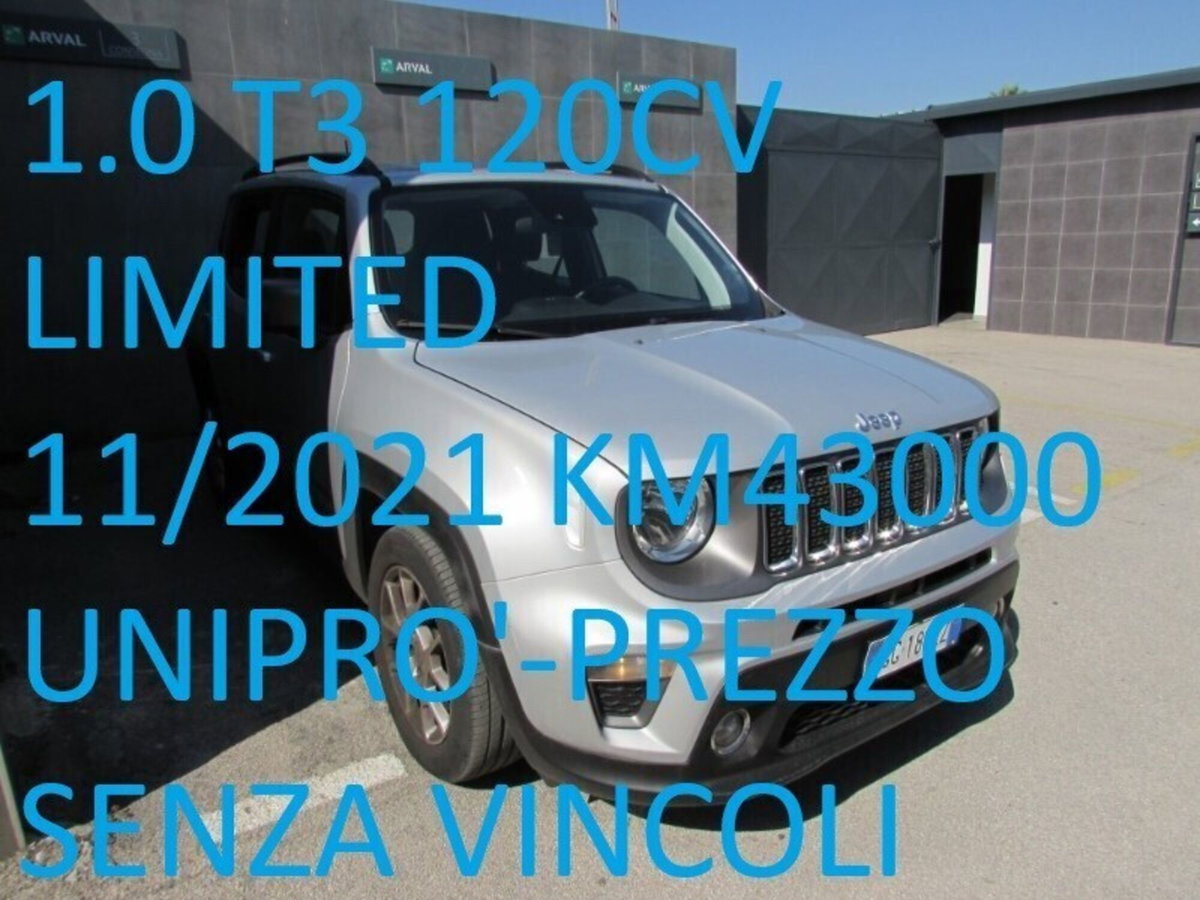 Jeep Renegade 1.0 T3 Limited
