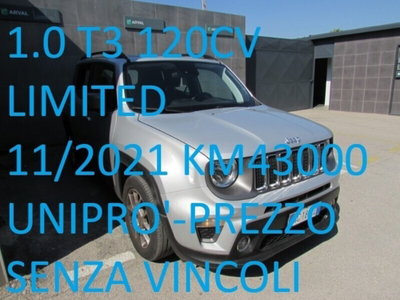 Jeep Renegade 1.0 T3 Limited usata