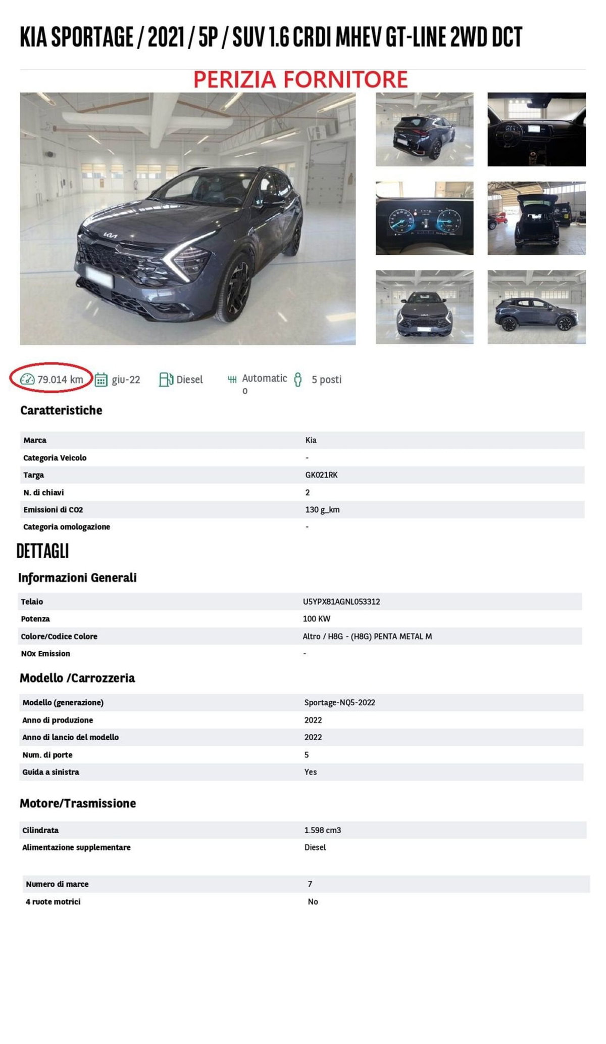 Kia Sportage 1.6 crdi mhev GT-line Plus dct (14)