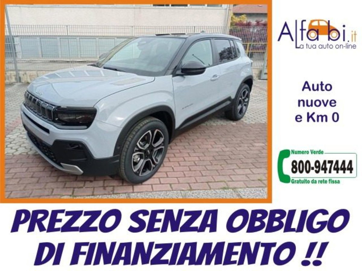Jeep Avenger 1.2 turbo Summit fwd 100cv