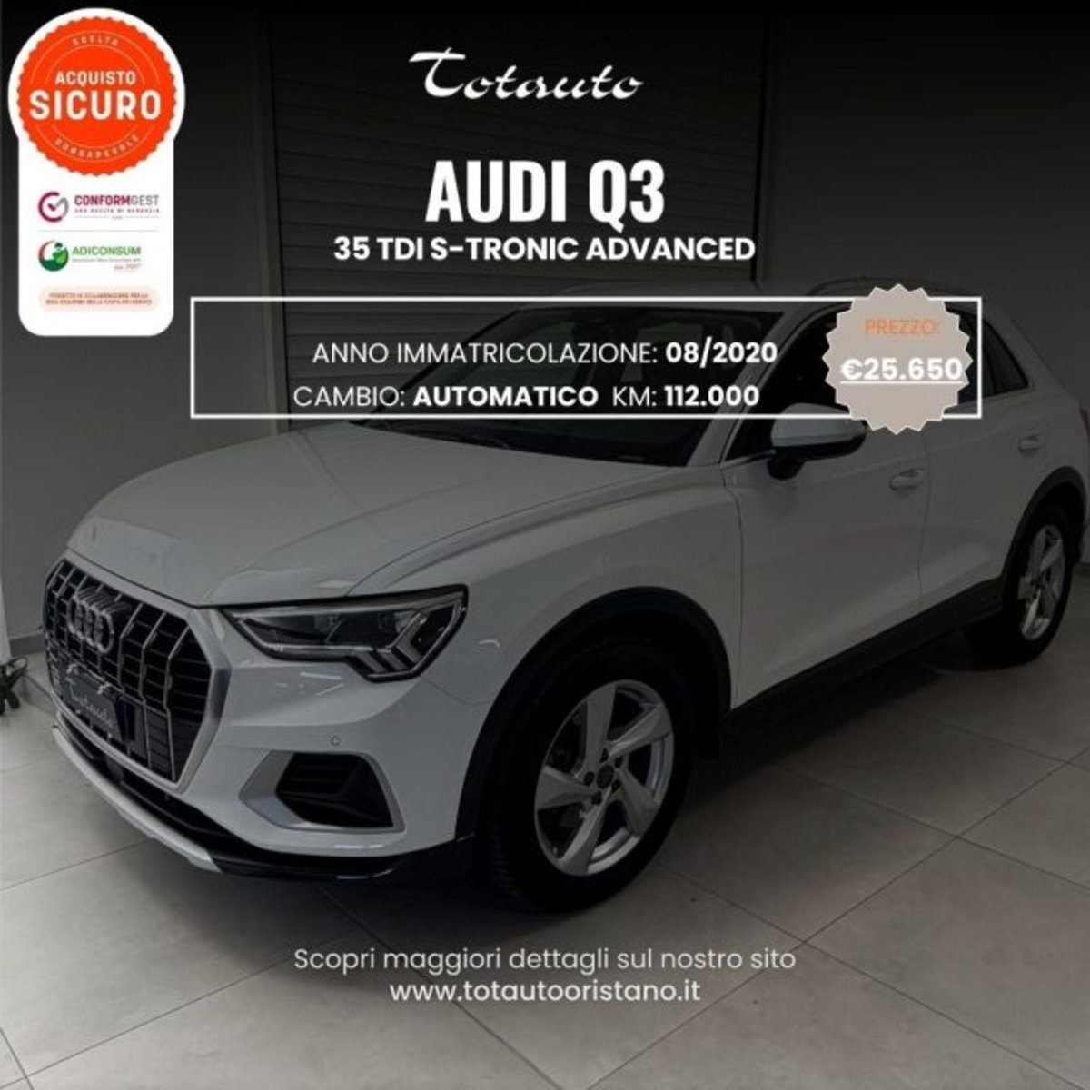 Audi Q3 35 TDI quattro S tronic Business Advanced