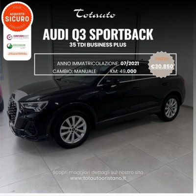 Audi Q3 Sportback 35 TDI Business Plus usata