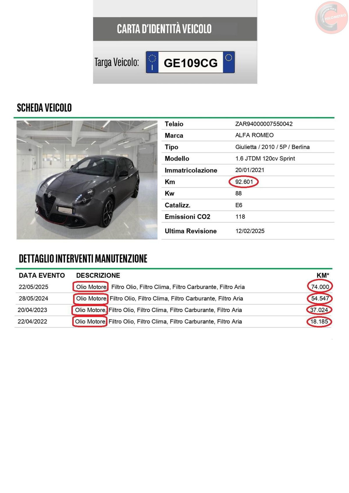 Alfa Romeo Giulietta 1.6 JTDm Sprint 120cv (15)